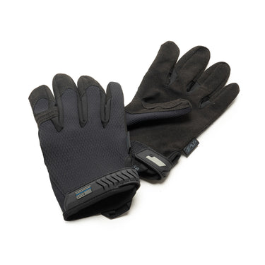 Thin Blue Line original gloves pair, textured black grip and reinforced cuff