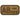 3D Velcro blood group patch, tan/brown with AB NEG lettering