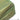 Collapsible recycle bag side seam and woven fabric texture in olive green.