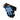Blue and black Mechanix work gloves with red wrist pull tab