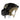 Black and tan tactical helmet cover with side pouches and face shield mount