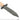 Survival knife with serrated spine and wrapped handle