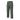Dark olive tactical pants with belt loops, zip fly, and cargo pockets