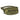 Waist pack in green camouflage fabric with front zip pocket and embroidered logo