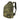 Green camo 25L backpack with MOLLE attachments, front zipper, and adjustable shoulder straps