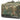Camouflage travel bag with front organizer panel, padded side panels, and webbing.