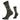 Crew socks in olive with argyle diamond pattern; ribbed cuff and cushioned sole