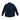 Midnight blue tactical long-sleeve shirt back view with button placket details.