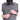 Gray tactical short-sleeve shirt with multiple chest pockets and button placket