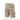 Camouflage cargo shorts with belt loops and side flap pocket