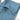 Light blue cargo shorts with stitched side pocket and seam details