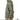 Olive green waterproof parka sleeve with pocket flap and cuff details