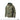 Woodland camouflage waterproof parka with hood and front zip closure
