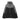 Grey and black colorblock rain shell jacket with hood, full zip front, long sleeves.