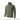 Softshell jacket in olive green with full-zip front, hood, and chest zip pocket