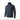 Softshell jacket in midnight blue with full-zip front, hood, and side zipper pockets