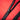 Pentagon Geraki down jacket with red front and black zipper trim detail.