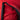 Pentagon Geraki down jacket open panel with black zipper and red inner fabric.