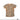Tan and brown camouflage short-sleeve T-shirt with crew neck