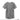 Heather gray short-sleeve T-shirt with crew neck, back view