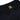 Polo shirt collar close-up with dark fabric buttons and small chest logo