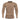 Tan long-sleeve activity shirt with subtle geometric camo pattern on chest and sleeves