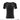 Black knitted t-shirt with vertical panel graphic on the back
