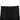 Men's activity short pants, black, close-up of contoured front and waistband.