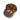 Two-tone tactical twill BB cap, dark navy crown with tan brim and orange interior