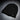 Black wool watch cap with folded cuff and small logo patch