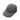 Gray range cap with curved brim, stitched panels, and side vent holes