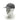 Gray range cap with perforated side panels and curved brim