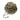 Camo bucket hat with wide brim and adjustable chin strap, green and brown pattern.