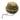 Camouflage bonnie hat with chin strap and front toggle buckle tabs, green and tan camo