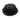 Black bucket hat with stitched paneling and small front logo patch