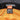 Bucket hat interior label over orange mesh lining
