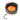 Two-tone bucket hat with dark exterior, tan edge, orange mesh lining, chin cord