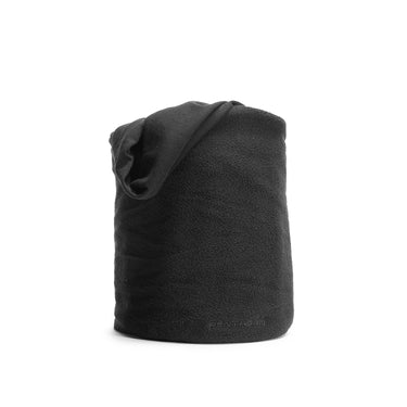 Pentagon Kyro neck gaiter in black with folded tubular shape