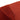 Red neck gaiter close-up of knit fabric and side seam