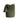 Olive neck gaiter, solid knit fabric with embroidered logo