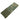 Green camo neck gaiter with solid backing and stitched edge