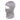 Light gray balaclava hood with face opening and stitched panel seams, stretch fit