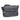 Pentagon harness pouch in dark gray with MOLLE webbing and front patch