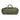 Atlas 70L duffle bag in olive green, front view with loop handles and structured base