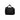 Black 70L duffle bag front view with zip front panel and carry handles