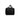 Black 70L duffle bag with zip front compartment and dual top carry straps