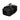 Black 70L duffle bag side view with padded handle straps and zip pockets