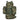 Green camouflage 65L tactical backpack with MOLLE panels and padded shoulder straps