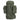 Olive green 65L tactical backpack with MOLLE front panel, side pockets, and straps