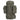 Green 65L tactical backpack with MOLLE front panel, side pouches, and adjustable harness